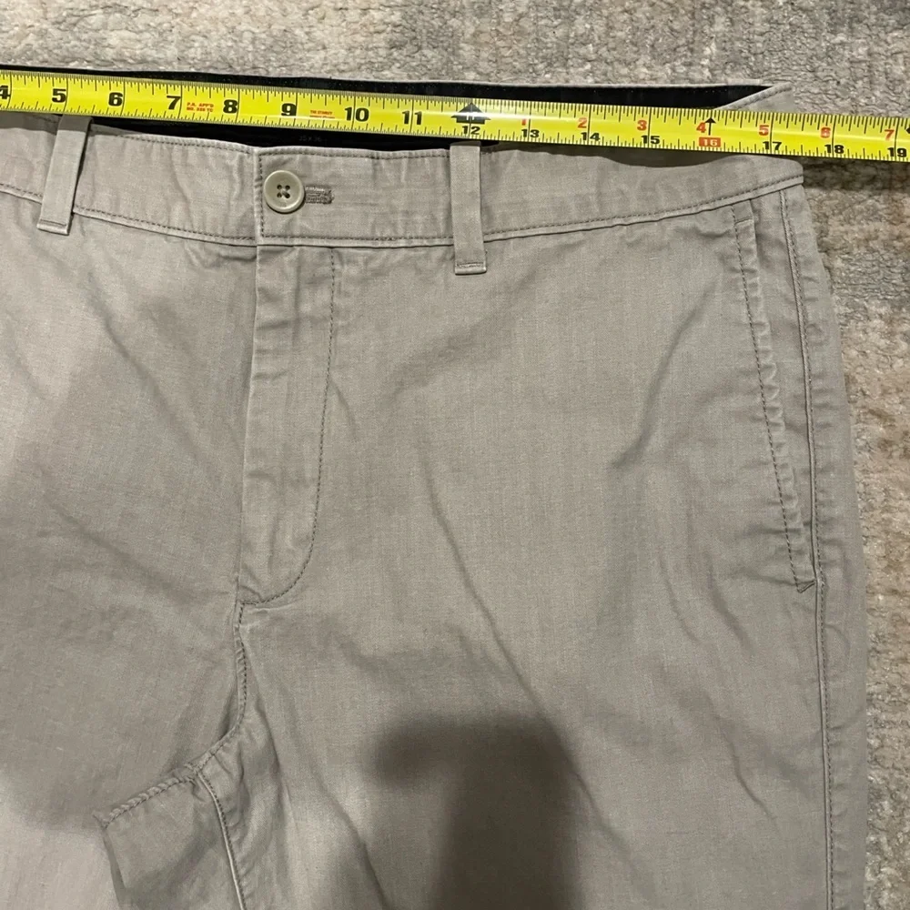 Banana Republic Aiden Pants Chino Stretch 100% Cotton Size 35 x 36 Casual Office